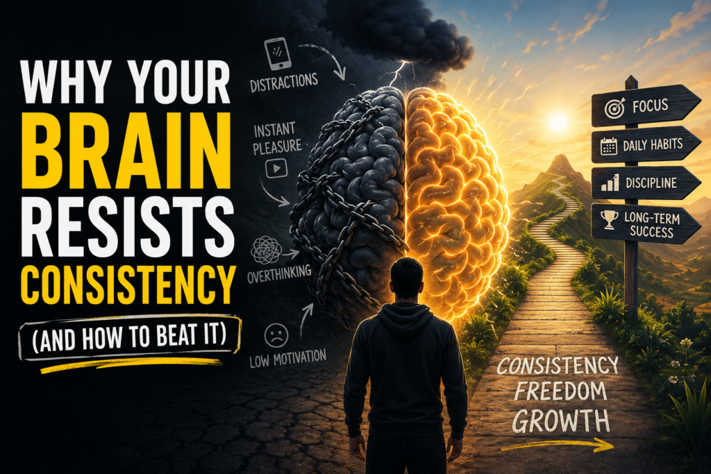 Why Your Brain Resists Consistency (And How to Beat it